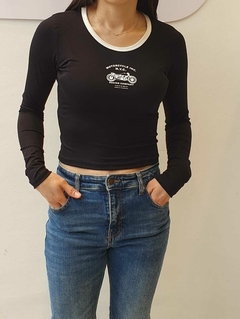 25/2068 Remera M.Viscosa Cuello Vivo