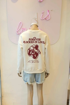 25/2268 Buzo Algodón Friza Forever Rocked in Love - comprar online