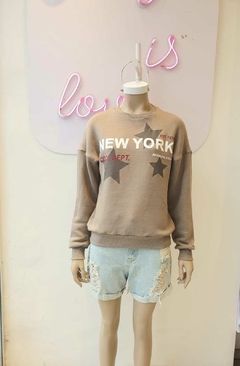 25/2272 Buzo Algodón Friza New York Estrella