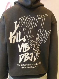 25/2293 Buzo Algodón Friza Dont Kill me Vibe en internet