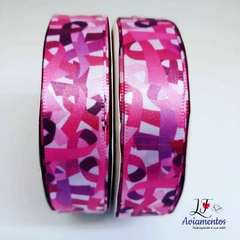 Fita Gitex Cetim N5 Outubro Rosa