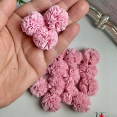 Pompom De Malha 25mm Rosa