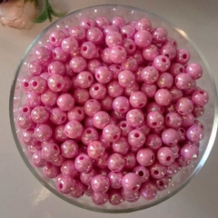 Bola Leitosa Irisada N8 Rosa
