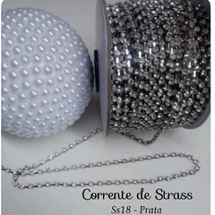 Corrente De Strass Ss18 Prata
