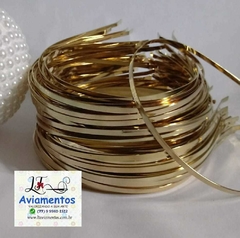 Tiara Metal Dourada 4mm