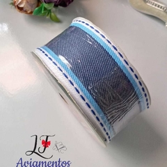 Fita Jeans Sinimbu Pespontada Com Bordas Coloridas - comprar online