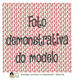 Guardanapo para Biscuit 106 -18x18cm - Unidade
