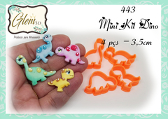 Mini Kit Dino - 4 Pçs -3,5Cm - REF co 443