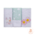 Fralda P/Bebe Luxo Bublim Encanto Liso C/Bordado E Picueta 68cmx70cm Pct C/03un //LHAMA