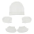 Kit Sapato, Luva e Gorro em Tricot - Branco - comprar online