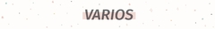 Banner de la categoría Varios