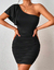 Vestido ombro só black