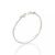 Anel Rommanel skinny infinito folheado a platina com zircônias - 310021 - comprar online