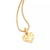 Pingente Rommanel coração mãe folheado a ouro- 542606 - comprar online