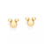 Brinco Rommanel mickey folheado a ouro - 527226