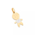 Pingente Rommanel menino folheado a ouro com aplicação de rhodium - 542452