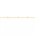 Pulseira Rommanel folheada a ouro 18k com bolas - tam.18 551203 - comprar online