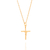 Pingente Rommanel folheado a ouro cruz com cristo - tam.único 540002 - comprar online