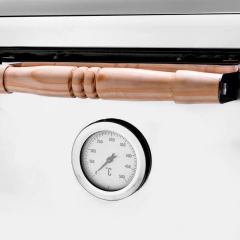 Horno Inoxidable Pizzero Facturero 6 Pizzas Gauchito Sol Real - FAER