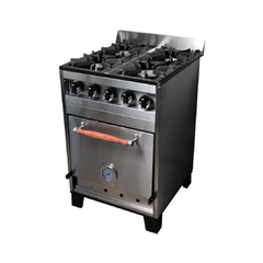 Cocina de Inoxidable 4 Hornallas FULL