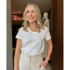 Blusa Margarida Paetê