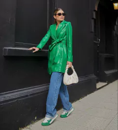 Maxi Blazer Couro