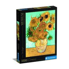 Rompecabezas de 1000 piezas Girasoles Van Gogh Clementoni