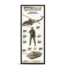 Set De 8 Colores Acrilicos Vallejo 70220 World War III Infanteria De Estados Unidos - comprar online