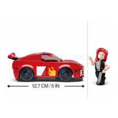 Bloques para armar Sluban Car Club Auto de carrera 163 piezas - Mil y un juguetes
