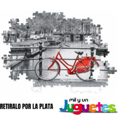 Rompecabezas de 1000 piezas Panoramico Clementoni Bicicleta en Amsterdam en internet