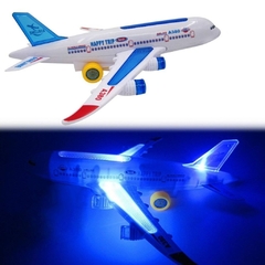 Avión a pilas con luces y sonido en internet