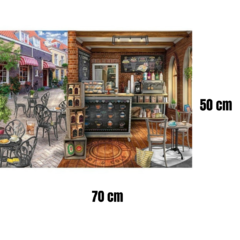 Rompecabezas 1000 piezas Ravensburger cafe Pintoresco en internet
