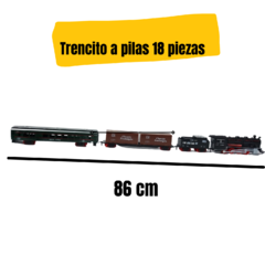 Tren classic grande con vías música y luz - comprar online
