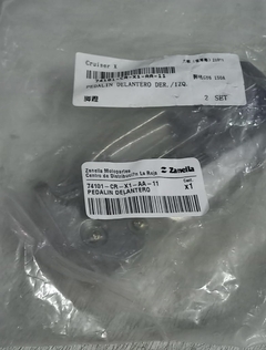 CONJUNTO PEDALINES DELANTEROS IZQ/DER Zanella - Repuestos Originales