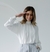 #253 Blusa tuil cuello con tira - tienda online
