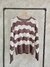 #1009 SWEATER RAYADO CALADO en internet
