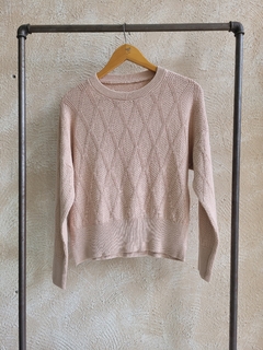 Imagen de #1006 SWEATER ROMBO CON PUÑO