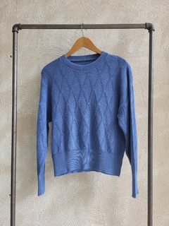 #1006 SWEATER ROMBO CON PUÑO - Merci