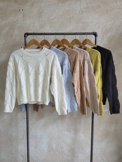 #1011 SWEATER ROMBO DOBLE - Merci