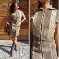 VESTIDO TEJIDO GAMUZA ONA SAENZ