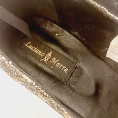ZAPATOS DORADOS LUCIANO MARRA