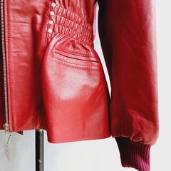 PARKA CAPUCHA CUERO MAGGIE Y JO - tienda online