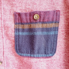 CAMISA C/BOLSILLO AZUL en internet