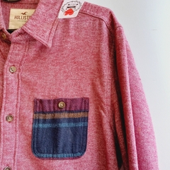 CAMISA C/BOLSILLO AZUL - comprar online