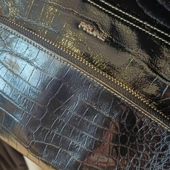 CARTERA CUERO PRUNE - Feria La Polilla