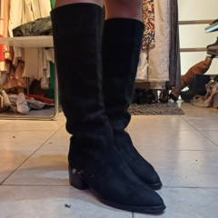 BOTAS LARGA GAMUZADA LONTE - Feria La Polilla