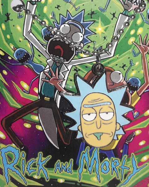Dije Metalico Rick and Morty