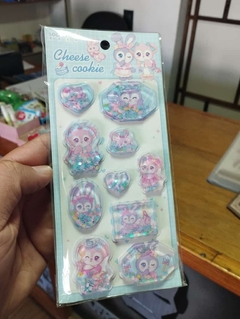 STICKERS AGUA GLITTER