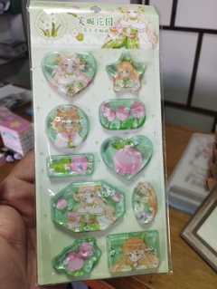 STICKERS AGUA GLITTER en internet