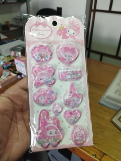 STICKERS AGUA GLITTER - TOKIO III